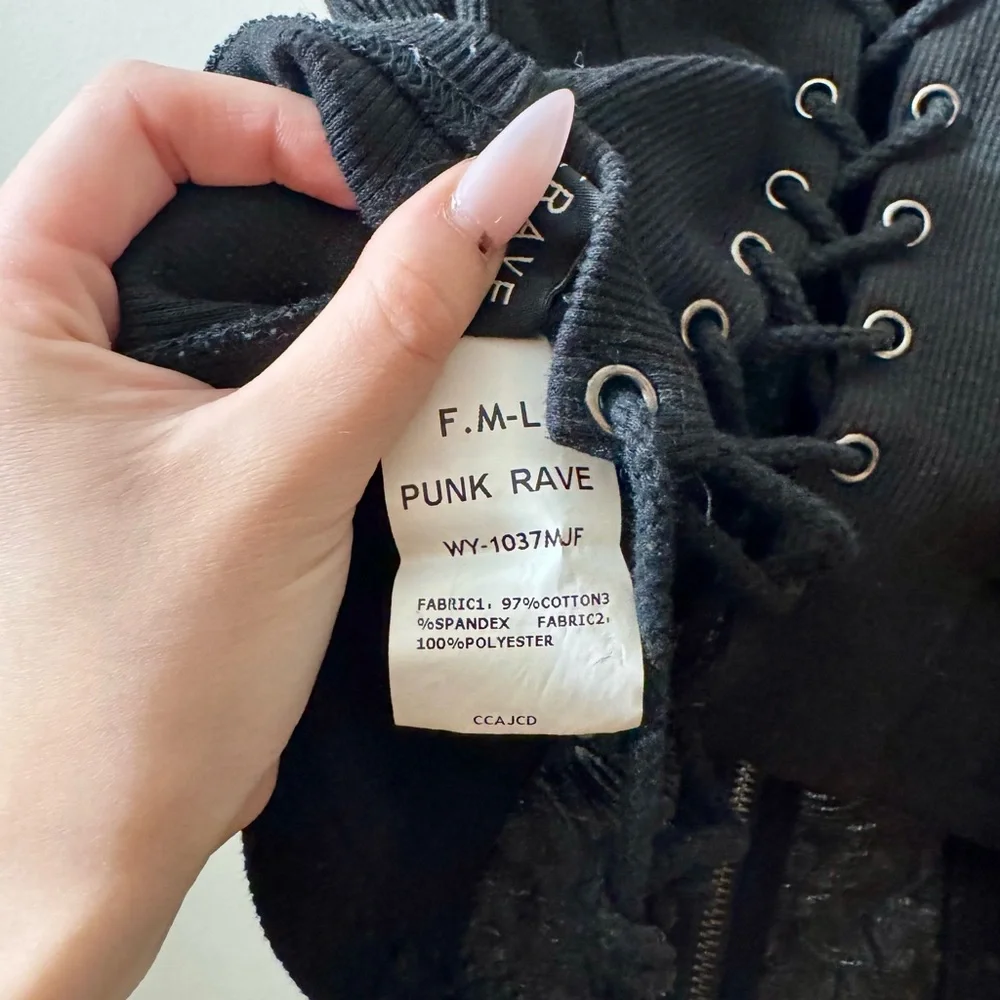 Punk Rave Corset - Picture 6 of 6